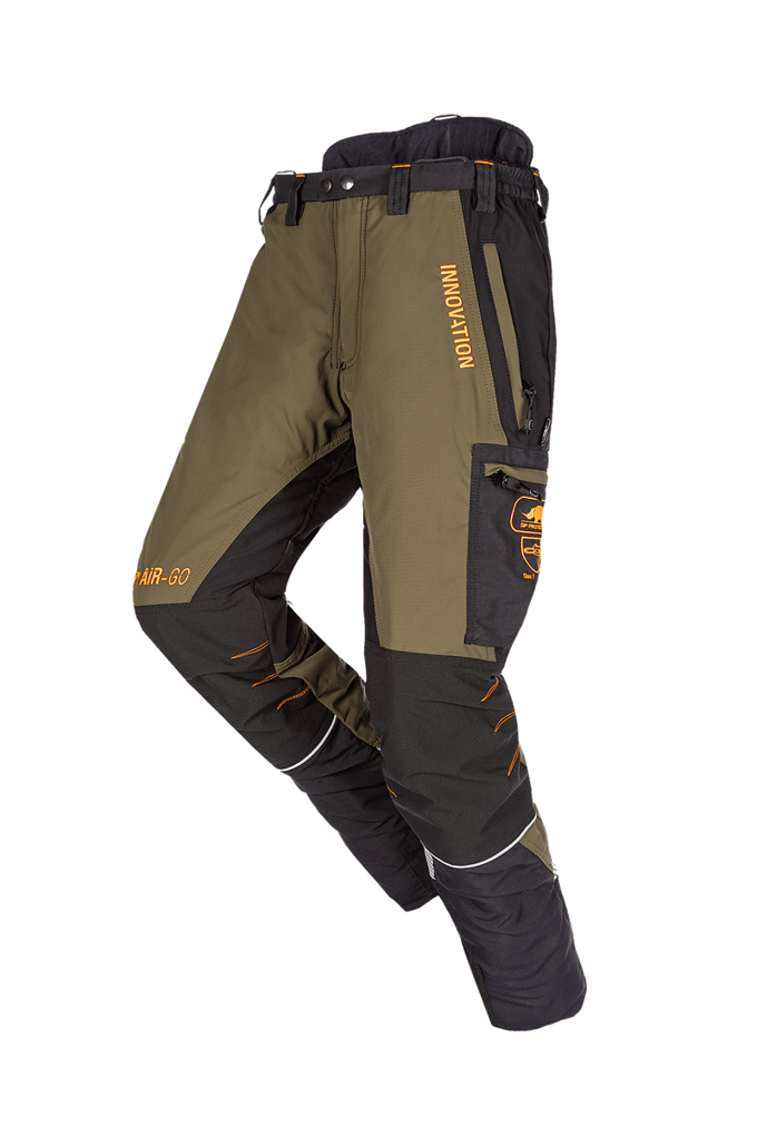 SIP Protection Canopy AIR-GO Kettingzaagbroek, klasse 1 type A - Komodo Kaki - lang - S
