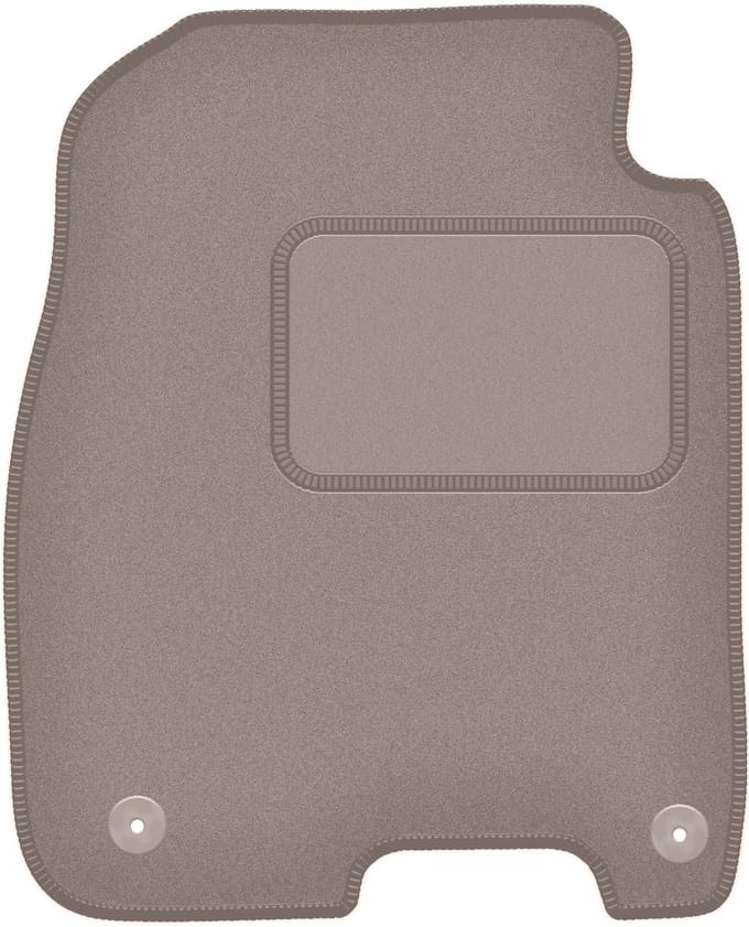 Beige bestuurdersmat voor: Dodge RAM DS DJ 1500 pick-up (2012-2020)