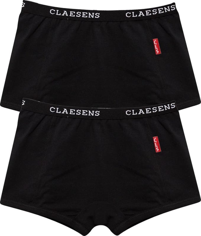 Claesen's® - Meisjes Boxershort 2-Pack ZwartCL 733-Black-2