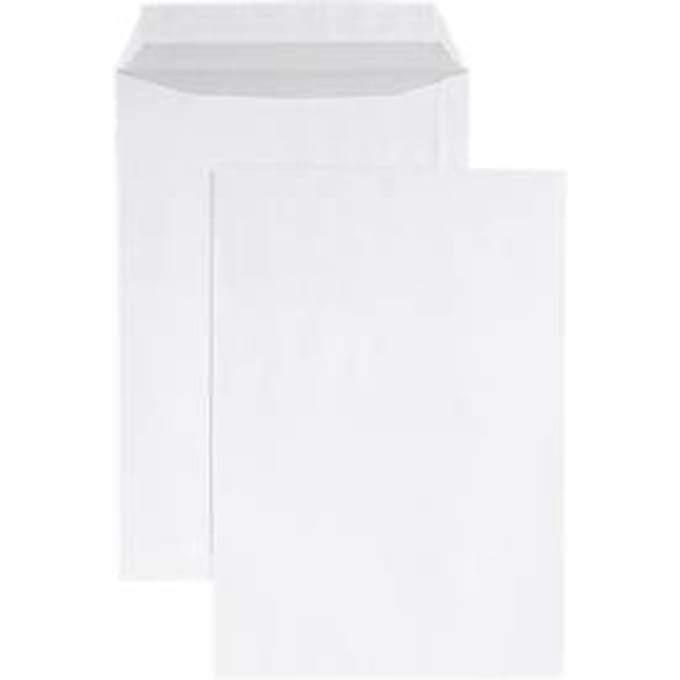 MAILmedia akte-envelop offset wit, C4, 22,9 x 32,4 cm, zonder venster, zelfklevend, 10 st.