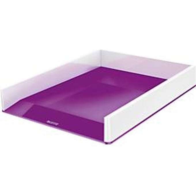 Brievenbak WOW Dual Leitz ®, wit/paars