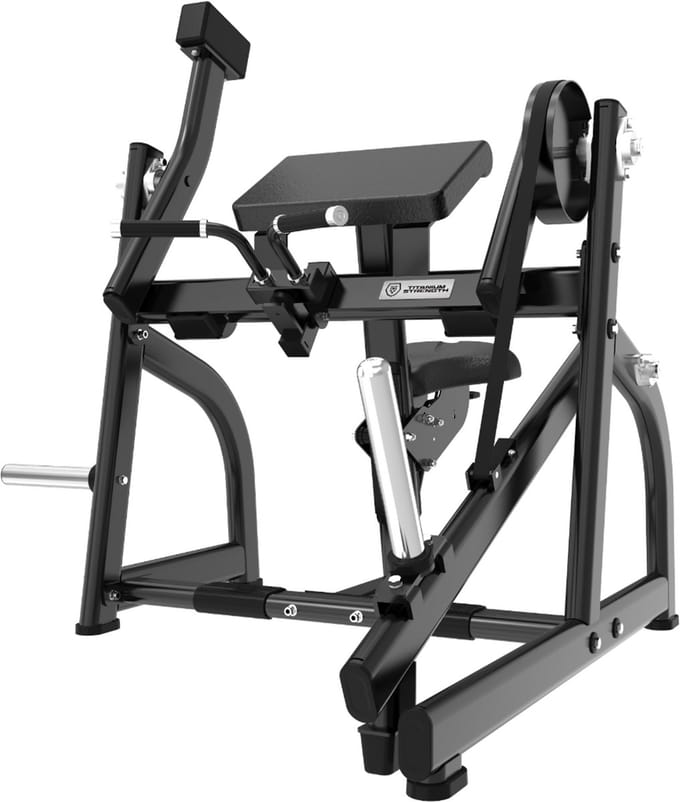 Titanium Strength Black Series Plate Loaded Bicep Curl