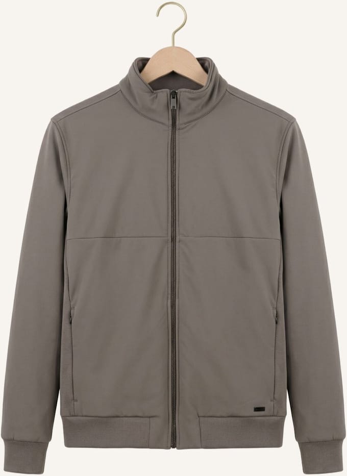 Gentiluomo Jacket Material Mix Jassen Heren - Taupe - Maat L