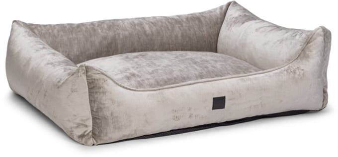 Designed by Lotte Soft Essence - Orthopedische Hondenmand - Licht Grijs - 95x80x30 cm