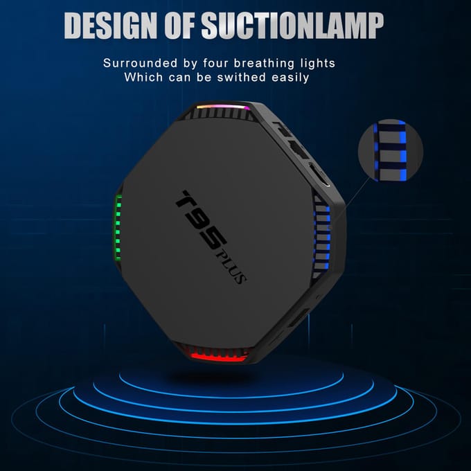 T95 Plus Android 11.0 Smart TV Box RK3566 Quad-core H.265 VP9 8K Decodering UHD 4K Mediaspeler US-64G