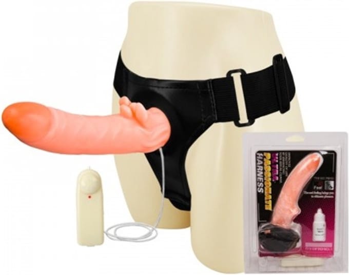 Vrouwen Strap-On Dildo met Vibratie