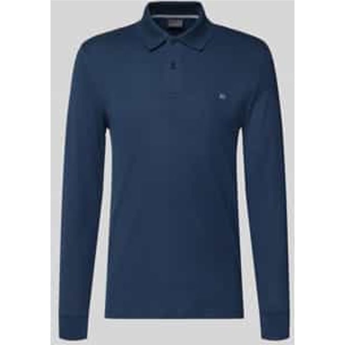Poloshirt met labelstitching