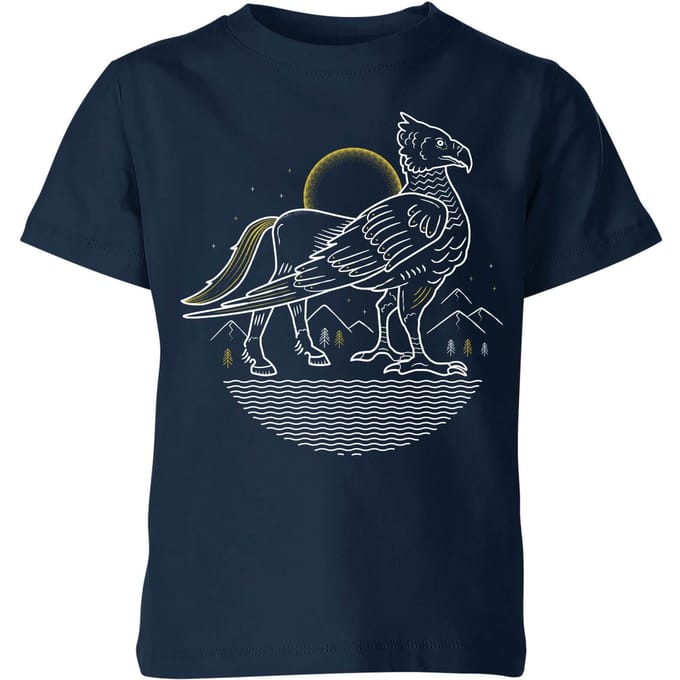 Harry Potter Scheurbek kinder t-shirt - Navy - 122/128 (7-8 jaar)