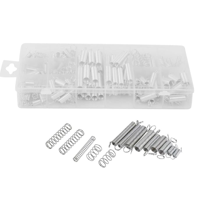 200 stuks Trek- Drukveer Set Industrieel Accessoire Hardware Handgereedschap(200 stuks white