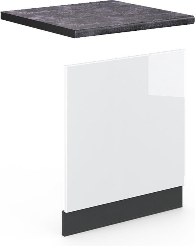 Vicco Fame-Line Frontpaneel – 60 cm, WB Antraciet Wit Hoogglans