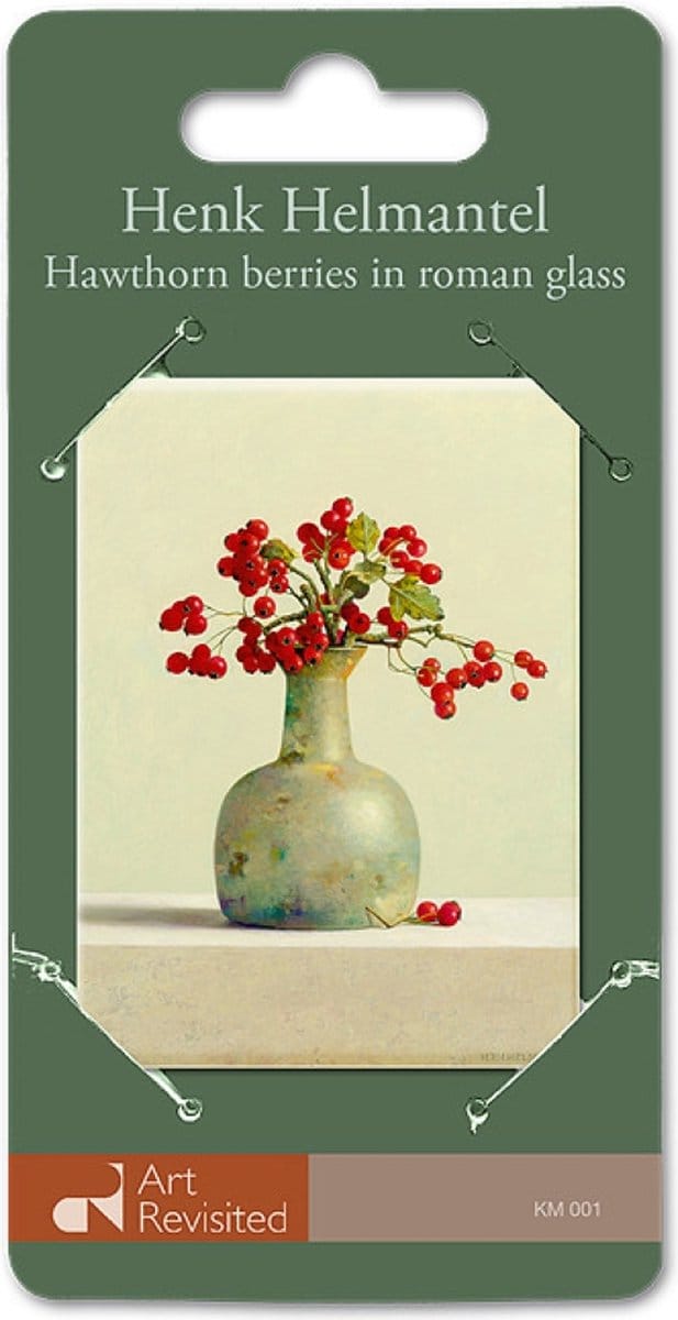 Koelkastmagneet - Henk Helmantel - Hawthorn berries
