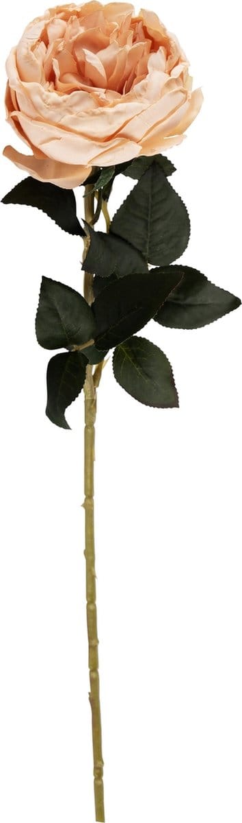 Dekoratief | Deco tak m/pioen, roze, PVC, 65cm | A240587