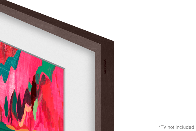 Samsung Verwisselbare lijst 85 inch The Frame Modern â Walnoothout look (2021-2025) Walnoothout Look