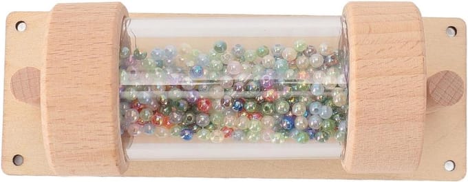 Regenmaker Speelgoed - Geluid Stok - Baby Educatie - Sensorische Ontwikkeling - 15 x 7 x 6 cm - Multicolor