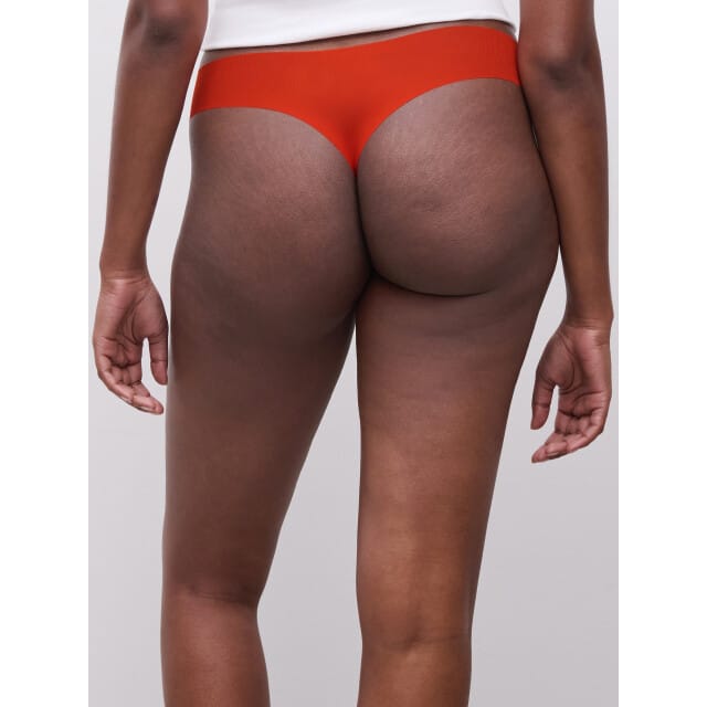 Chantelle Pulpies Seamless Tanga string - Invisible - 20 - Flame Red / M/L