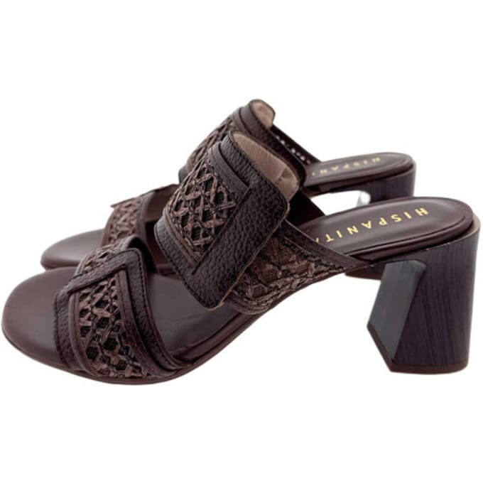 Dames Slippers Hispanitas Hispanitas Rhv264747-coo3 Marrakech Donkerbruin - Maat 39
