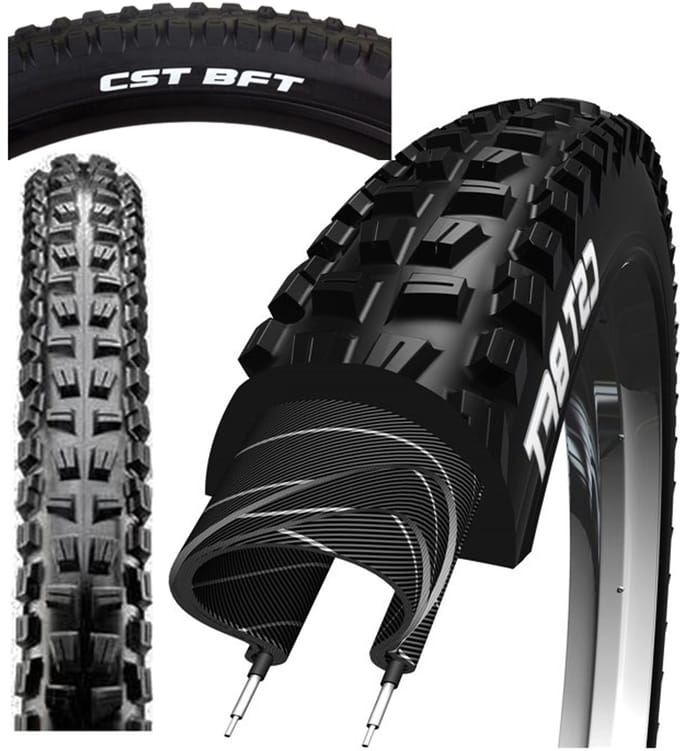 CST BFT Series - MTB Band - 27.5 x 2.80 - 70-584 - Big Fat Tire - Cobweb Anti-lek