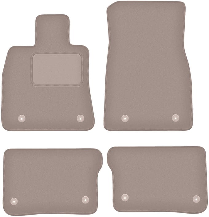 Beige velours vloermatten voor: Cadilac CT6 0 (2016-)