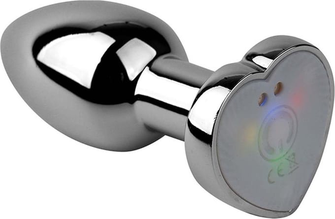 Fixxx - Vibrerende RVS Anaal Plug met Astandsbediening - Zilver
