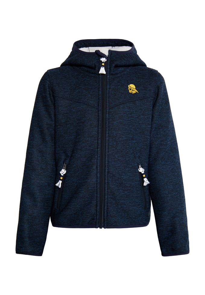 Schmuddelwedda Gebreide fleeceblouse Jongens marine gem