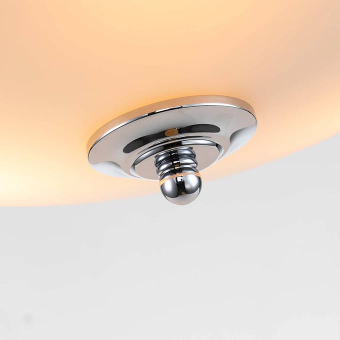 Quoizel LED Plafondlamp Griffin | 3X E27 Max 60W | Dimbaar | Polished Chrome