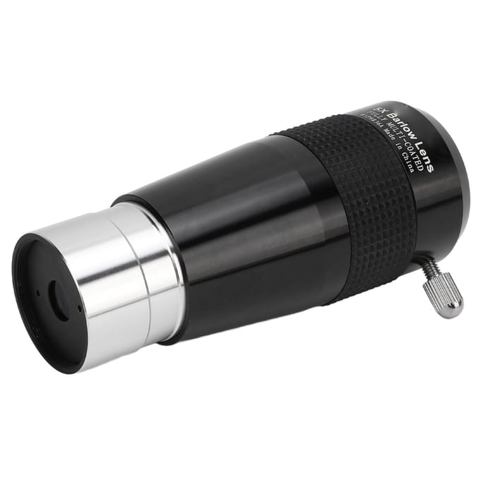1,25 inch 5X Telescoop Barlowlens Meervoudig Gecoat Herhaalde Kleurfout 2 Groepen 4 Elementen Barlow black