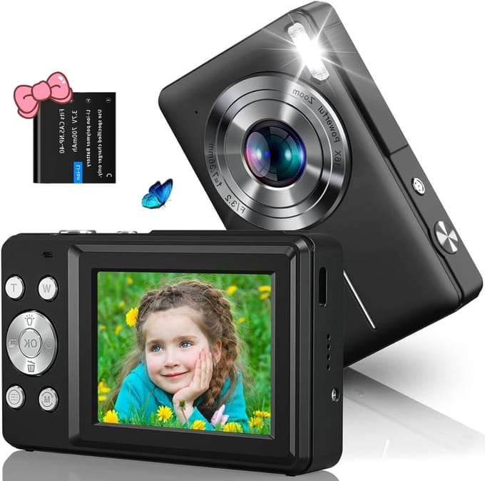 CRLYN® Vlog Camera – Compact Fototoestel – Video Camera