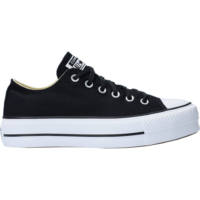 Converse Chuck Taylor All Star Lift Platform Low zwart wit Dames Zwart