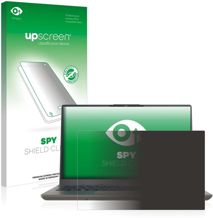 upscreen - privacy screenprotector voor Fujitsu Lifebook U7411 - Folie Beschermfolie Blauwlichtfilter