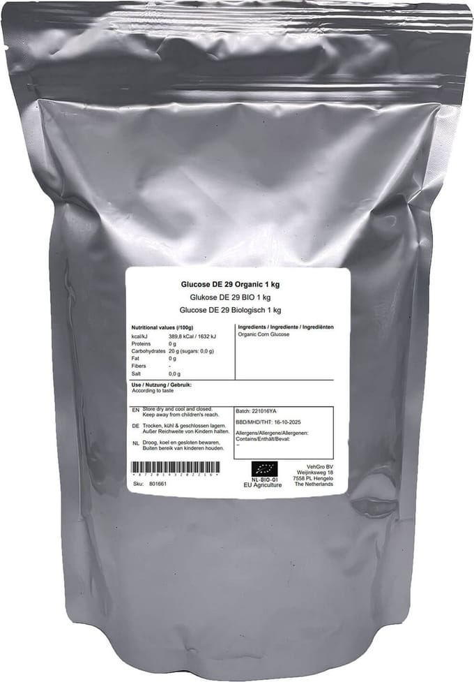Glucose DE 29 - 1 Kg - Holyflavours