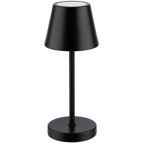 GGM Gastro (4 Stück) Tischleuchte - MERLE MICRO - dimmbar in 3 Stufen - Ø 80mm - Schwarz