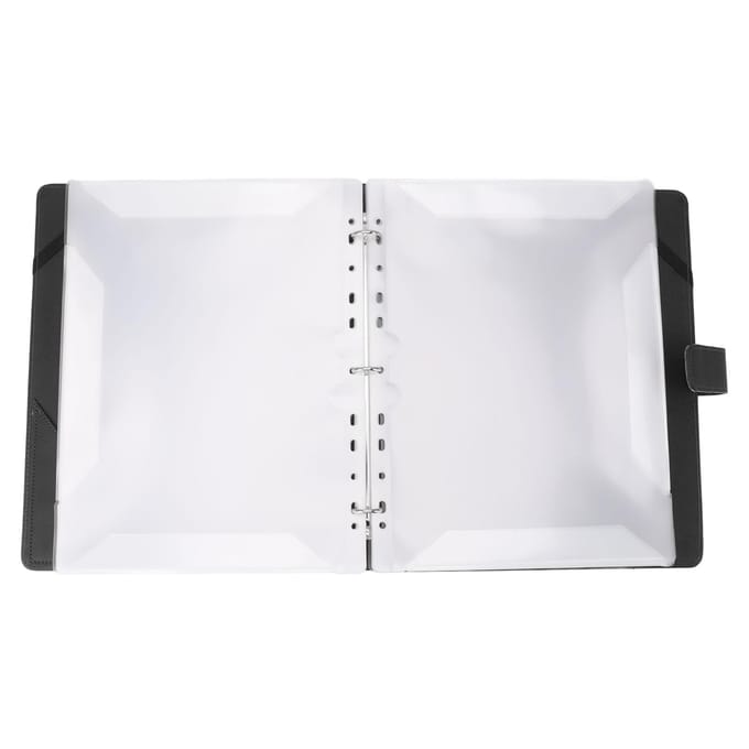 Classeur de partitions A4 à 3 anneaux pour piano, universel, pour orchestre, chœur, avec numéros de page black