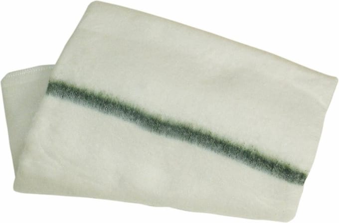Dweil geweven groene streep ca. 80x70 cm set à 10 stuks