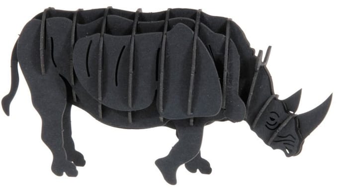 FRIDOLIN 3D Papier Model - Neushoorn.