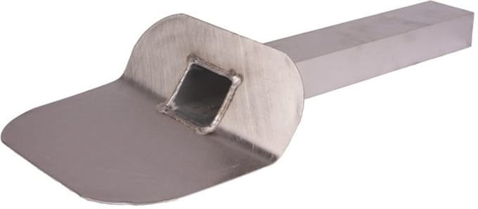 Aluminium Kiezelbak 60X80 mm 45° L=330 mm