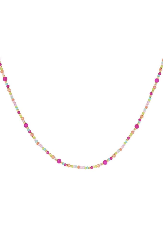 Hidzo ketting - Colorfull - Kralen - Stainless Steel