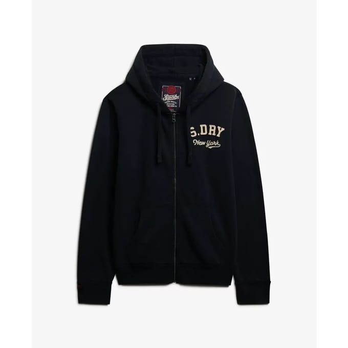 Hooded sweatshirt met rits Superdry Vintage Athletic Ziphood