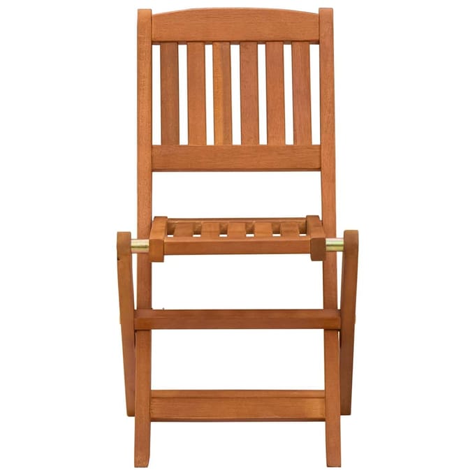 vidaXL - Kinderklapstoelen, - 2 - stuks, - van - massief - eucalyptushout