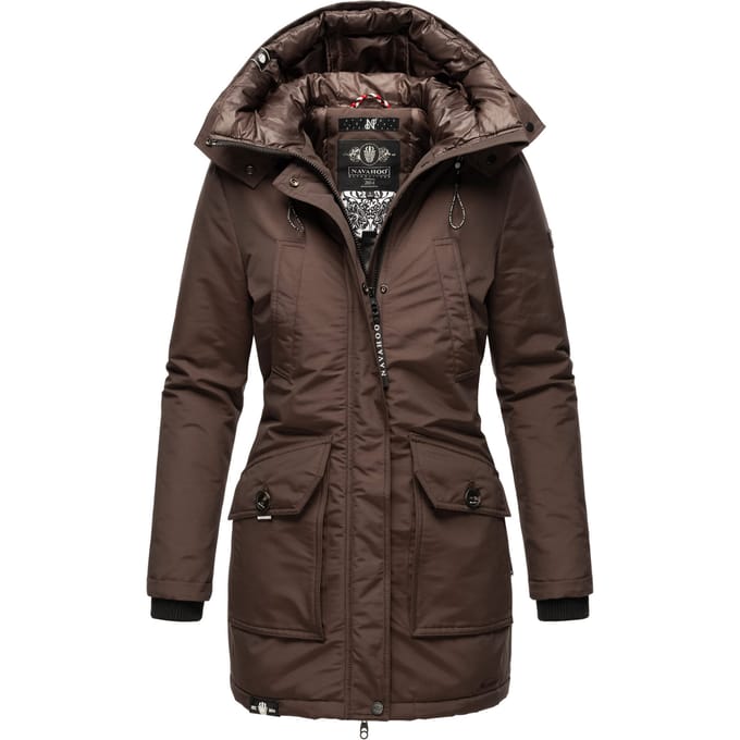 Navahoo dames winterjas Blizzardstorm – Lang, Warm & Functioneel