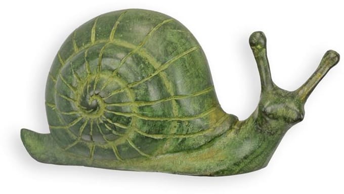 Bronzen beeld - Slak - sculptuur - 8,5 cm hoog