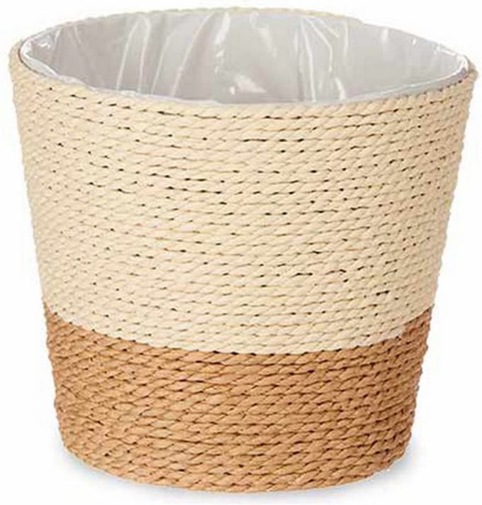 Grondlegger Natuurlijk Bruin Touw Plastic (15 x 14 x 15 cm)