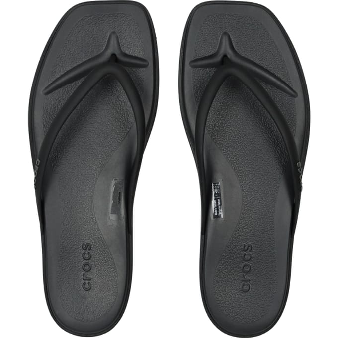 Crocs Miami Slippers en Sandalen Dames - Zwart - Maat 42-43 - Plastic