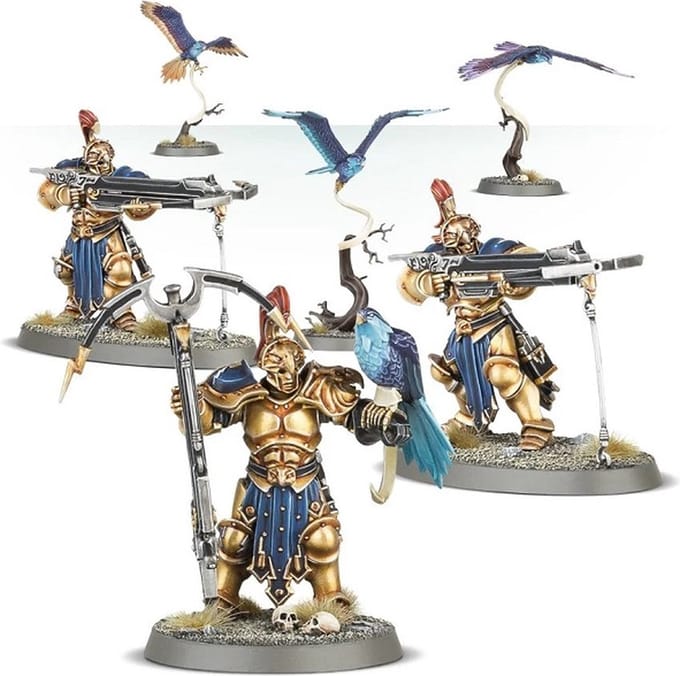 Set van 6 figuurtjes met 71 stukjes Games Workshop Warhammer AoS - Stormcast Eternals Vanguard-Raptors