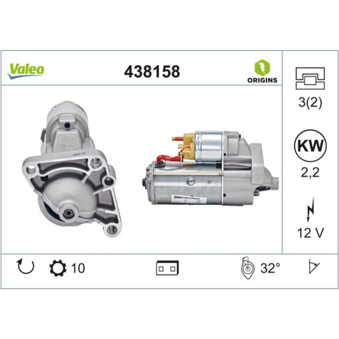Starter VALEO ORIGINS NEW VALEO 438158