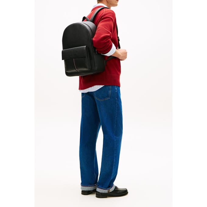 Tommy Hilfiger Central Backpack Black Taglia: OS | Zaini Outlet | Uomo | Nero