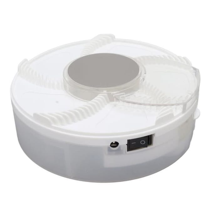 HURRISE Piège à insectes électrique USB avec batterie au lithium rechargeable - Attrape-mouche automatique en ABS
