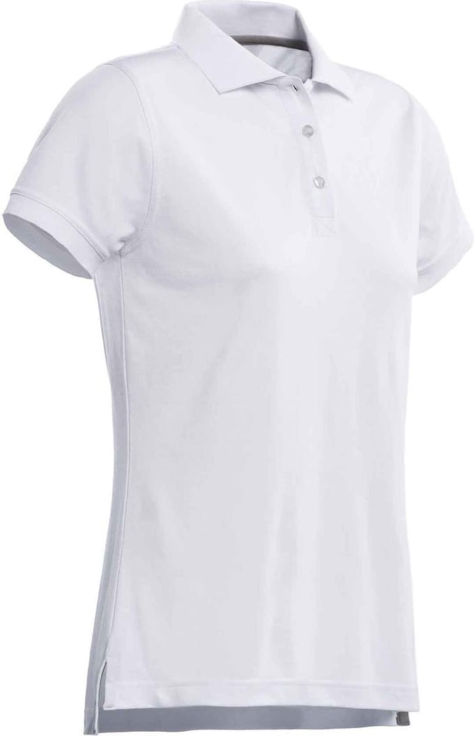 Santino Mojo Dames Polo-shirt korte mouwen - Stretch - Wit - S