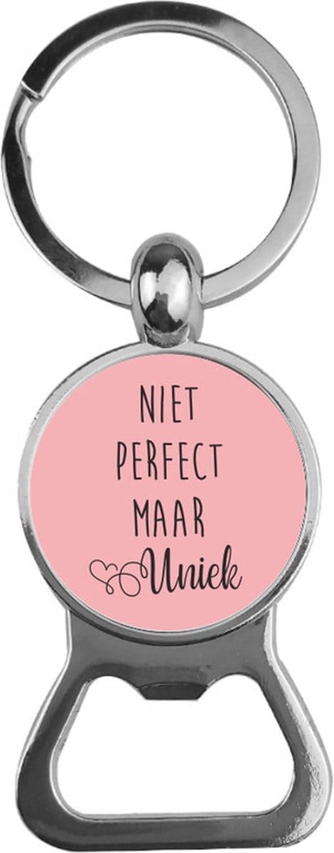 Bieropener Glas -  Niet Perfect Maar Uniek