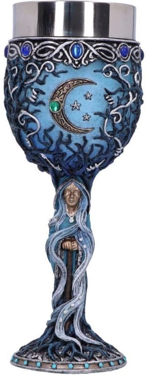 Nemesis Now - Kelk - Triple Moon Crone - 20.8cm - Multicolor - Zeer gedetailleerd en Mooi!