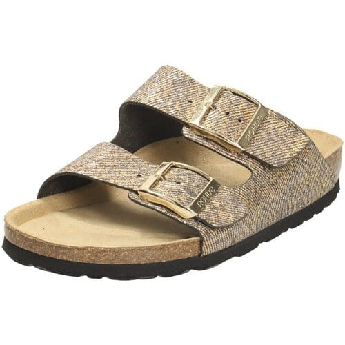 Rohde Dames Slipper - 5641-83 Naturel/Grijs - Maat 37